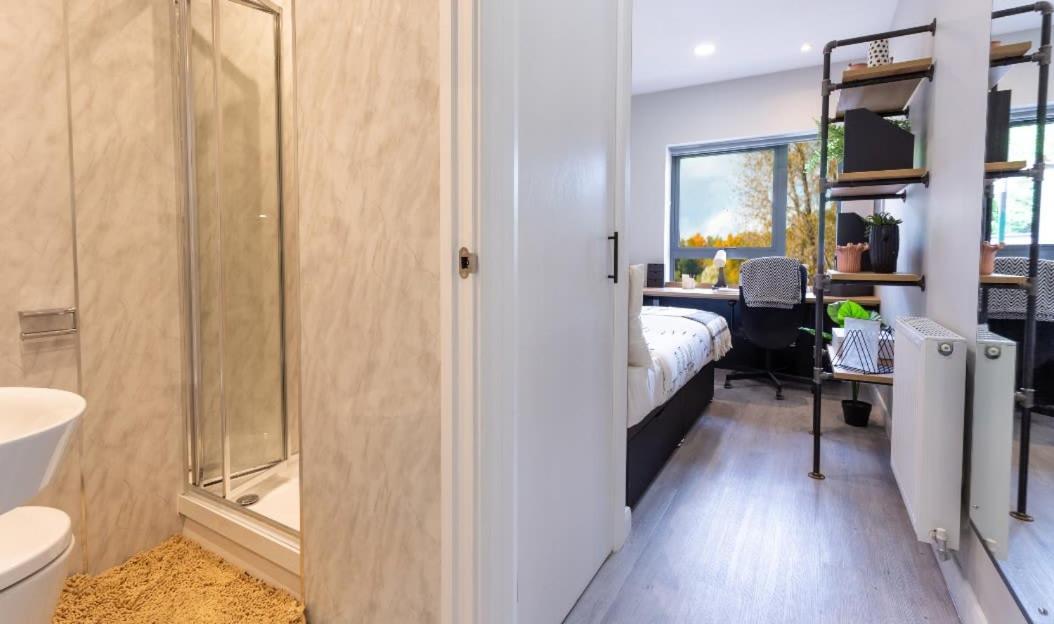 Cosy Ensuite Bedrooms At Electric Press Near Sheffield City Centre Bilik gambar